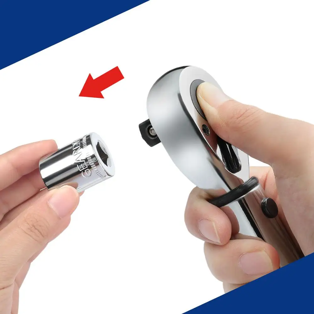 Динамометрический ключ с квадратным приводом WORKPRO 14 дюйма 38 дюйма 12 дюйма 5-100 футов-lb двухсторонний точный Трещоточный ключ для ремонта га...