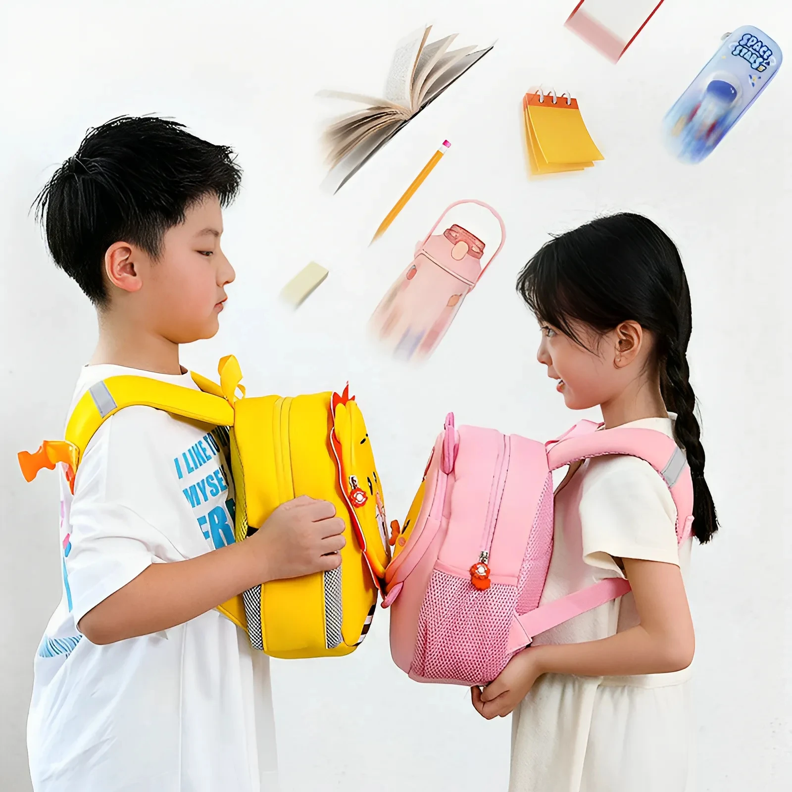 Kids Backpack Children School Bags for Boys Girls Cute Animal School Backpack Waterproof Primary Book Bag Mochila Infantil - 2
