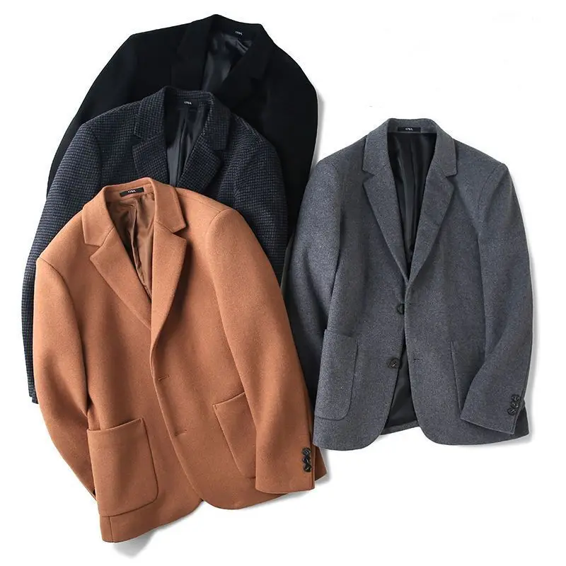 

Men's suit woolen suit spring and autumn new men's suit business casual tide men's suit jacket