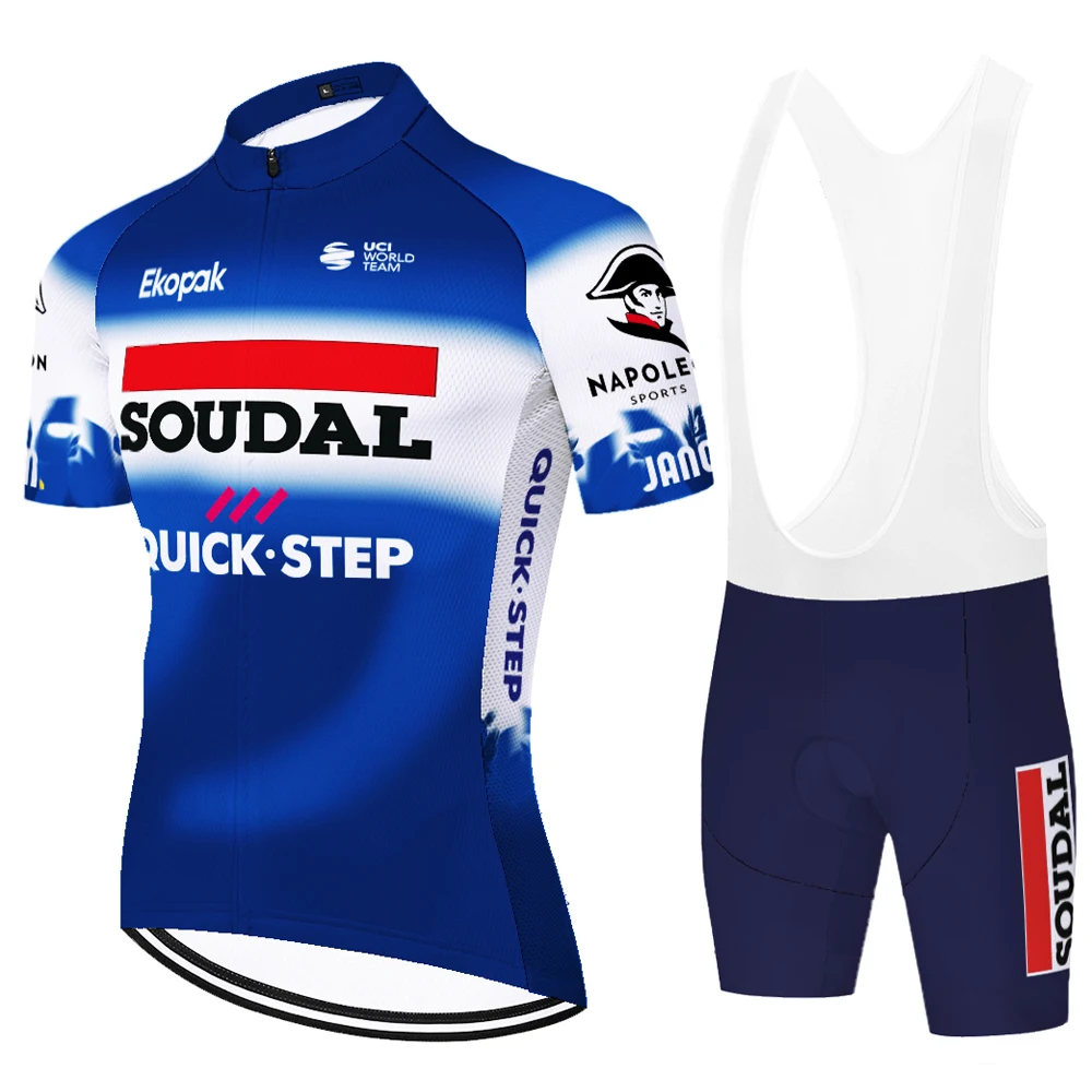 quick step Cycling jersey suit bike jerseys Cycle clothes Breathable mtb bycicle cycling bib shorts Set maillot ciclismo cycling jersey cycling suit cycling jersey set