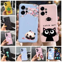 For Xiaomi Redmi Note 12 5G Global Case Cute Cartoon Panda Silicone Cover Soft Funda For Xiaomi Redmi Note 12 4G 2023 Phone Case