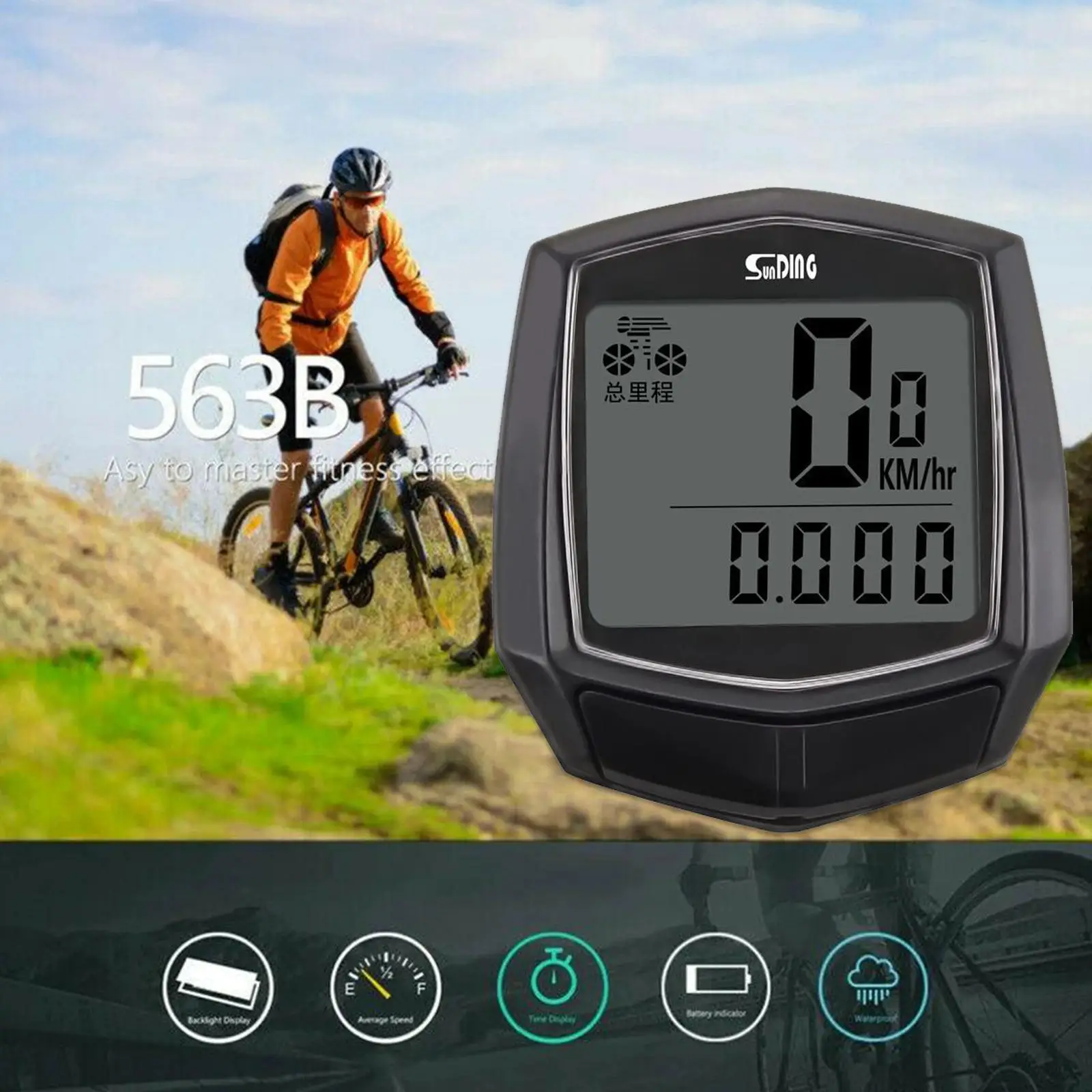 Cronometro Da Bici Wireless: Impermeabile, Schermo Grande E Multifunzione - Foto 4