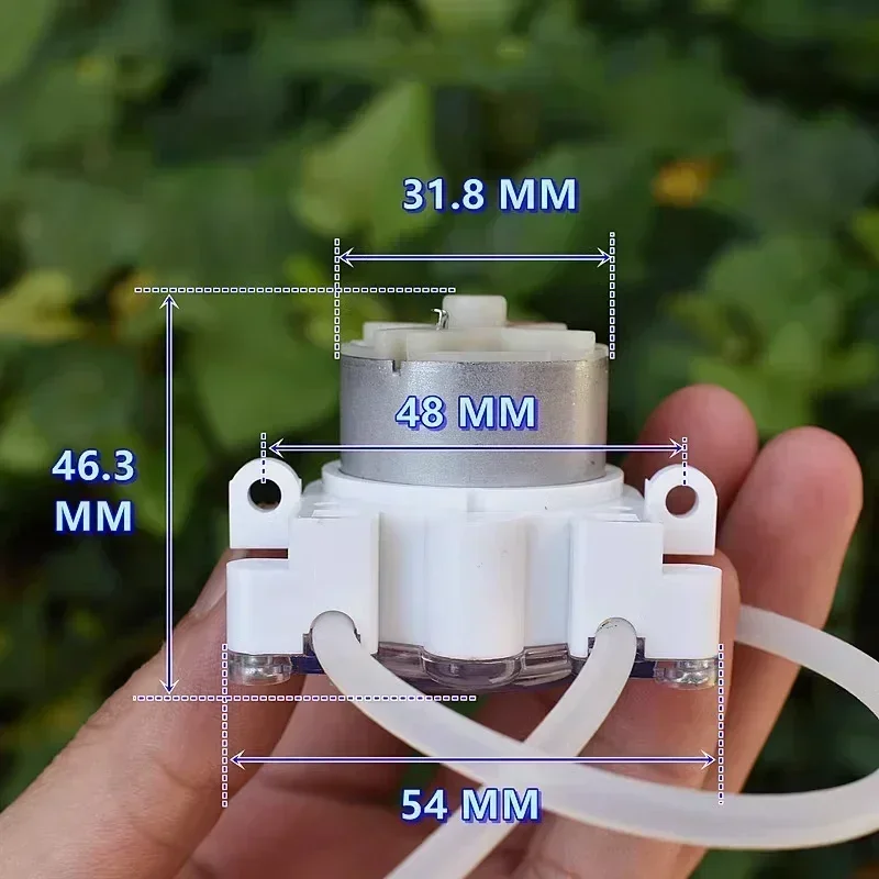 Micro Peristaltic Pump DC 6V-12V Small Mini 500 Geared Motor dosing pump Dosing Liquid Water Squeeze for Lab Ink Sampling Pump