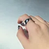 2022 K-pop New SUGA with The Same Bow Ring Usmobi Ring Design PROOF Album INS Trend Accessories Women's Jewelry Couple Gifts 2