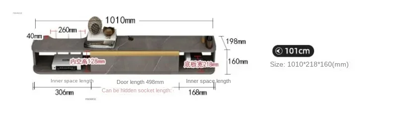 Description Picture 3 of itemModern Wooden TV Stands Nordic Home Furniture Creative Set-top Box Rack Simple Small Apartment Hanging Wall Mounted TV Cabinet B