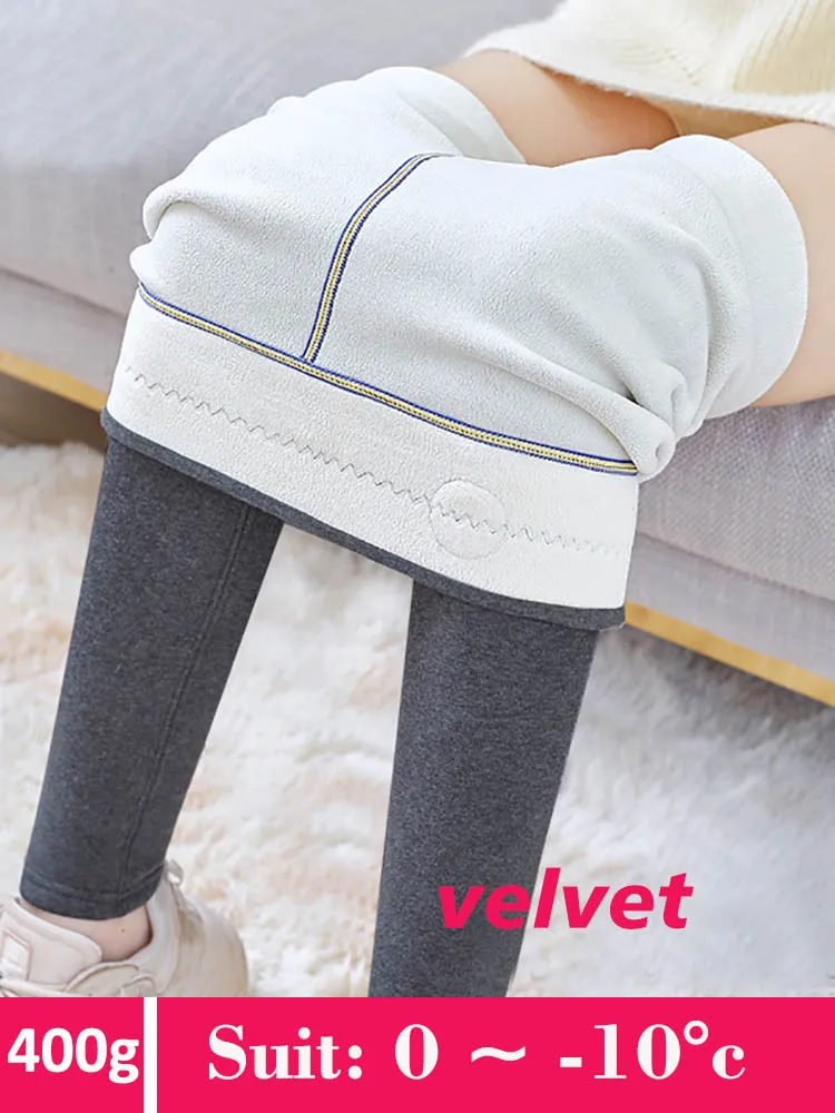 Women's Leggings with Fleece Thick Warm Velvet Cotton Tights Female Legging  Pants Winter Skinny Grey Thermal Leggings for Women - AliExpress