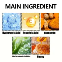 Curcuma veine d'abeille Anti-séchage fissure pied crème main craquelée réparation peau élimination soin crème pieds morts peau des mains 50g 3