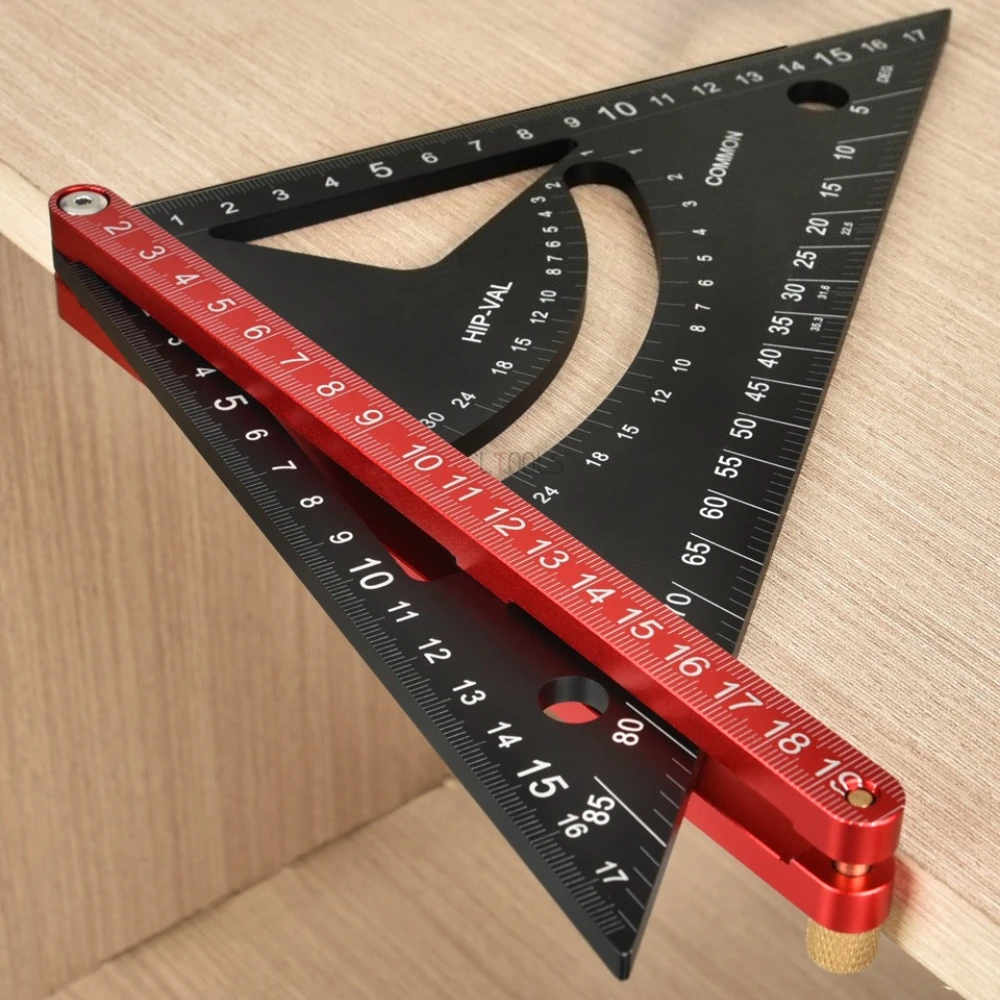 Compass Angle Ruler Woodworking Combined Triangular Ruler Rotatable Base Compass Drawing ...