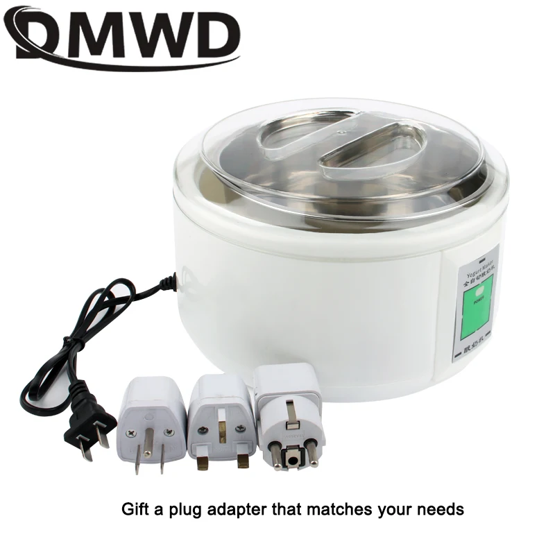 Yogurt Maker 1.5L Stainless Steel Liner 7 Yoghurt Cups