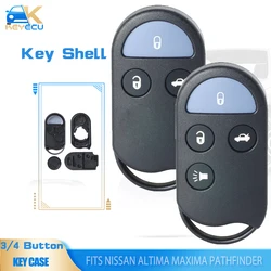KEYECU Remote key Shell Case Fob 3/4 Button for Nissan Altima Maxima Pathfinder Quest 1997 1998 2000 2001 2002 KOBUTA3T