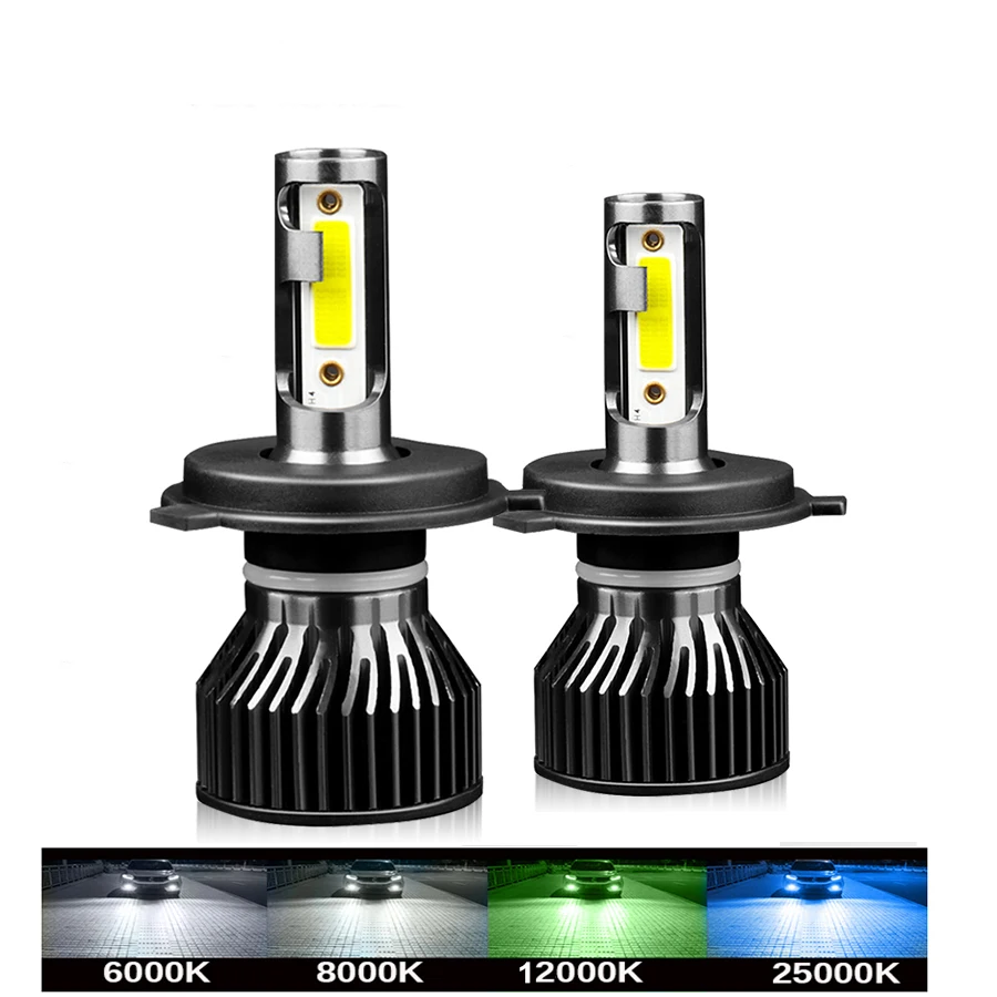 

Светодиодные Автомобильные лампы H7 H4, 880 лм, H1, H3, H8, H9, H11, H27, 9005, 9006, HB3, 6000, HB4, 2 шт., противотуманные фары K