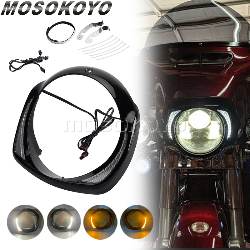 

Фонарь для передней фары Harley CVO Ultra Classic FLHX FLHXS FLHXSE FLHTK, обтекатель для передней фары