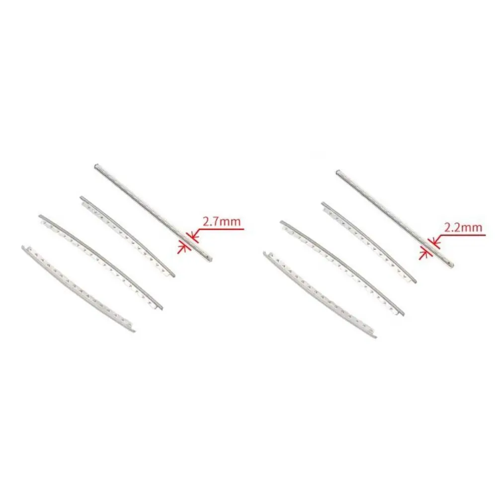 New 2.2mm Guitar Fret Wire Stainless Steel 2.7mm Fingerboard Frets 24Pcs/ Set Guitar Playing Accessories Guitar
