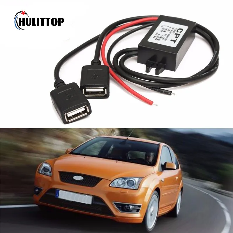 Step Down Buck Convertitore Modulo Di Alimentazione 12V A 5V 3A 15W Dc-Dc Per Auto Maschio Femmina Usb Adattatore Mini Usb Adattatore Micro Usb