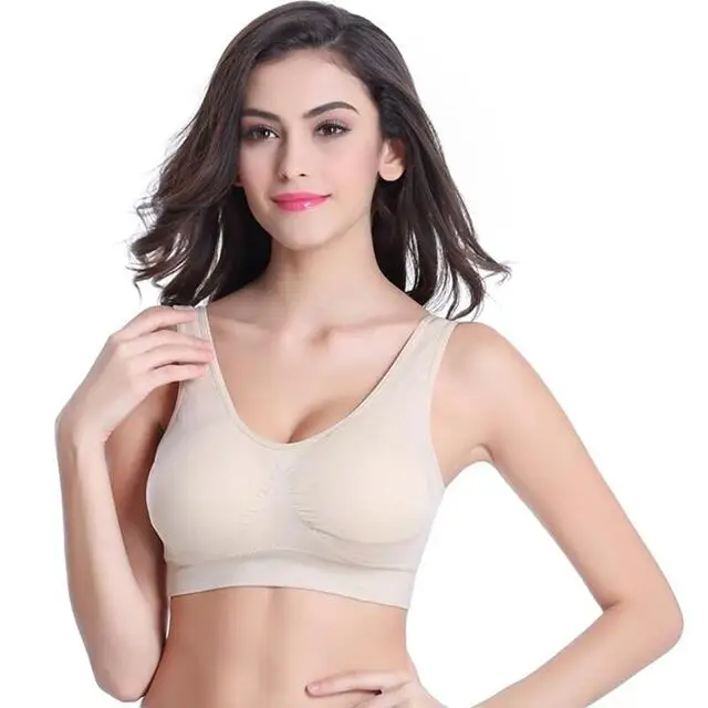 Soutien-gorge fin sans armatures, grande taille, Zero Bondage, sous-vêtements pour femmes, gilet de sport, Yoga, sans fil, brassière réglable sans couture, S-7XL