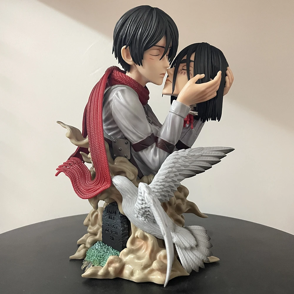進撃の巨人　エレン　ミカサ　ガレージキット　フィギュア 22cm 進撃の巨人 エレン ミカサ 2体 ガレージキット ガレキ