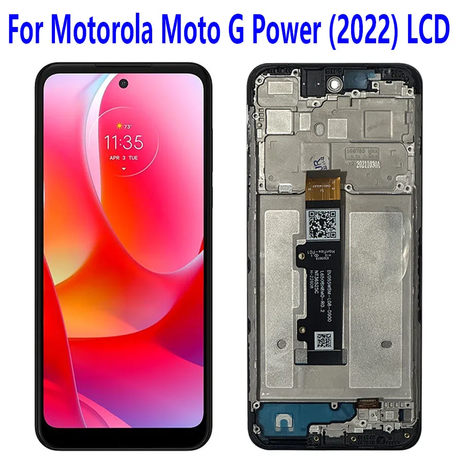 

ЖК-дисплей 6,5 "IPS для Motorola Moto G Power (2022), сенсорный экран, дигитайзер в сборе, запасные части G Power 2022
