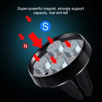 Car Magnetic Holder Universal Air Vent Mount Stand Accessories for iPhone Samsung Magnet Holder Stand in Car Mobile Cell Phone 4