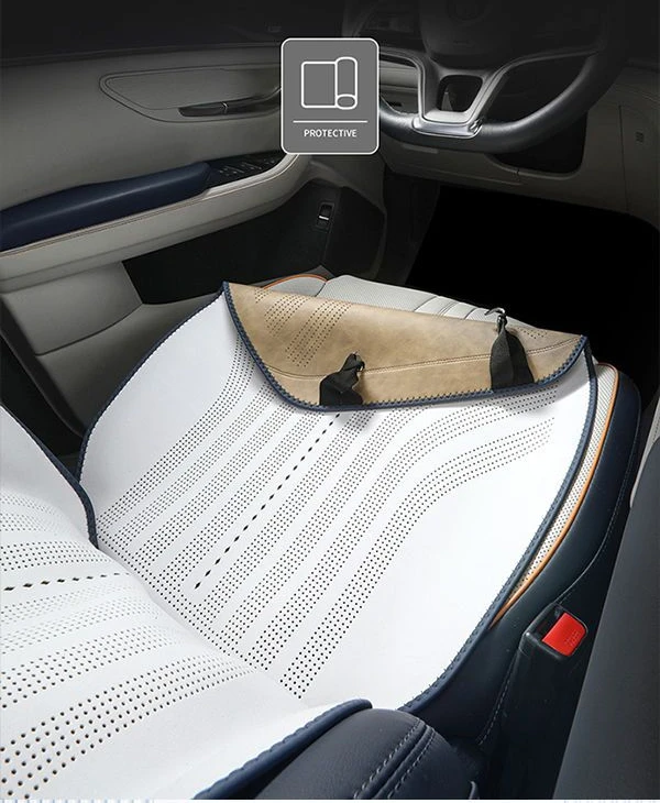 7pcsAuto Seat Cover Pads For BYD Atto 3 Yuan Plus 2022 Accessories suede Breathable Car Seat Cushion All Seasons Ptotection Mats