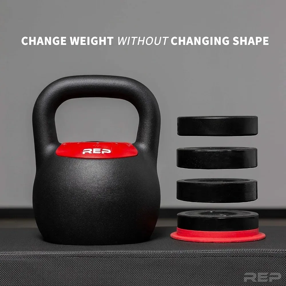 Adjustable Kettlebell with Matte Powder Coating Quickly Select From Multiple KG or LB Weight Options for HIIT AliExpress