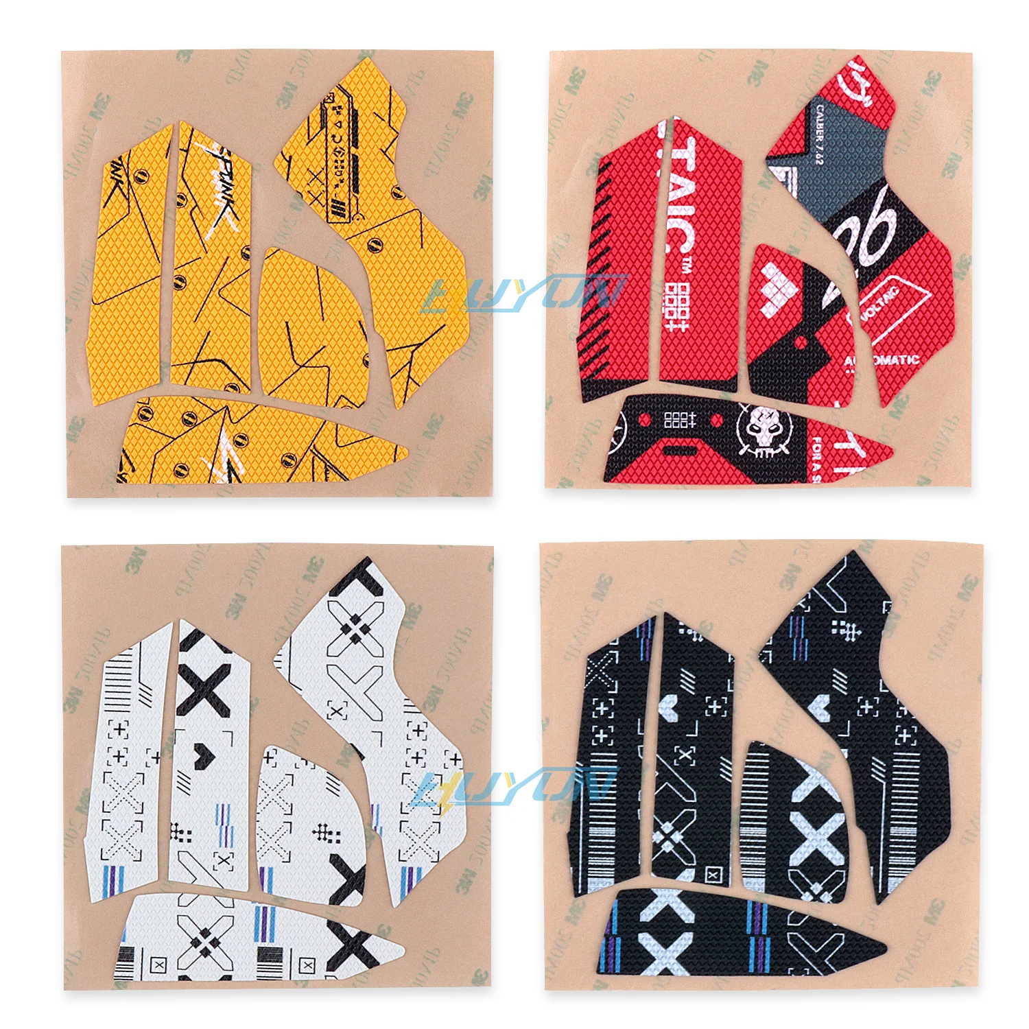 Per Logitech G502 Hero Lightspeed Wired/Wireless Mouse Side Sticker Antiscivolo Stampato Grip Sticker