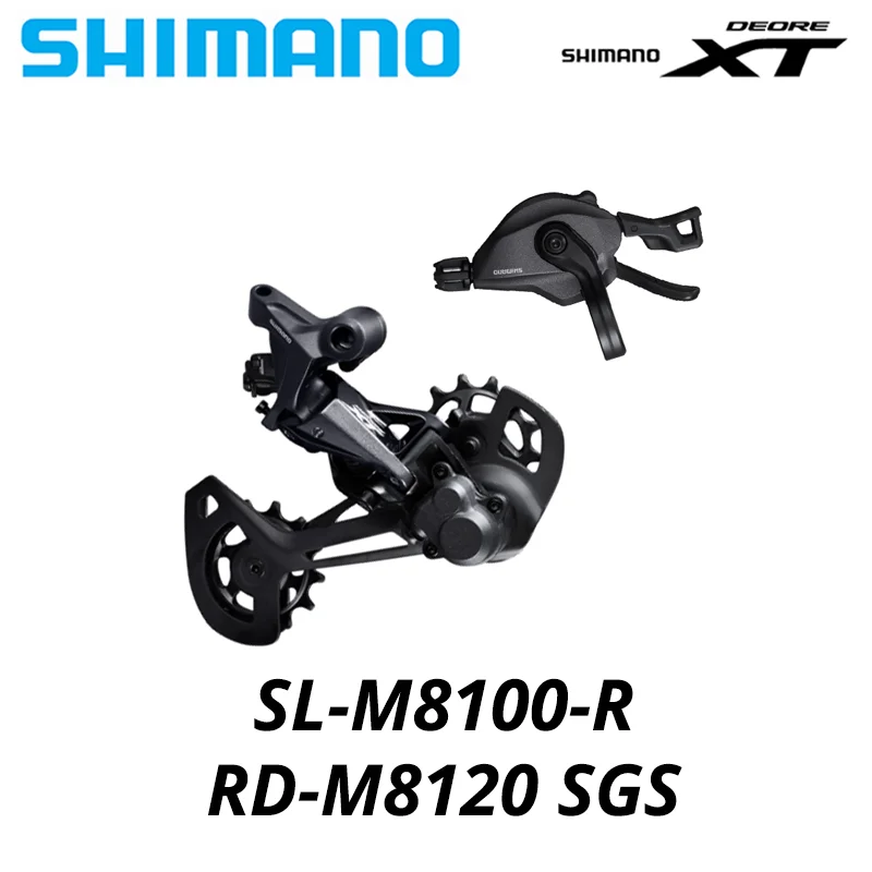 Shimano-Deore xt m8100自転車用シフトレバー,12スピード,RD-M8100 RD