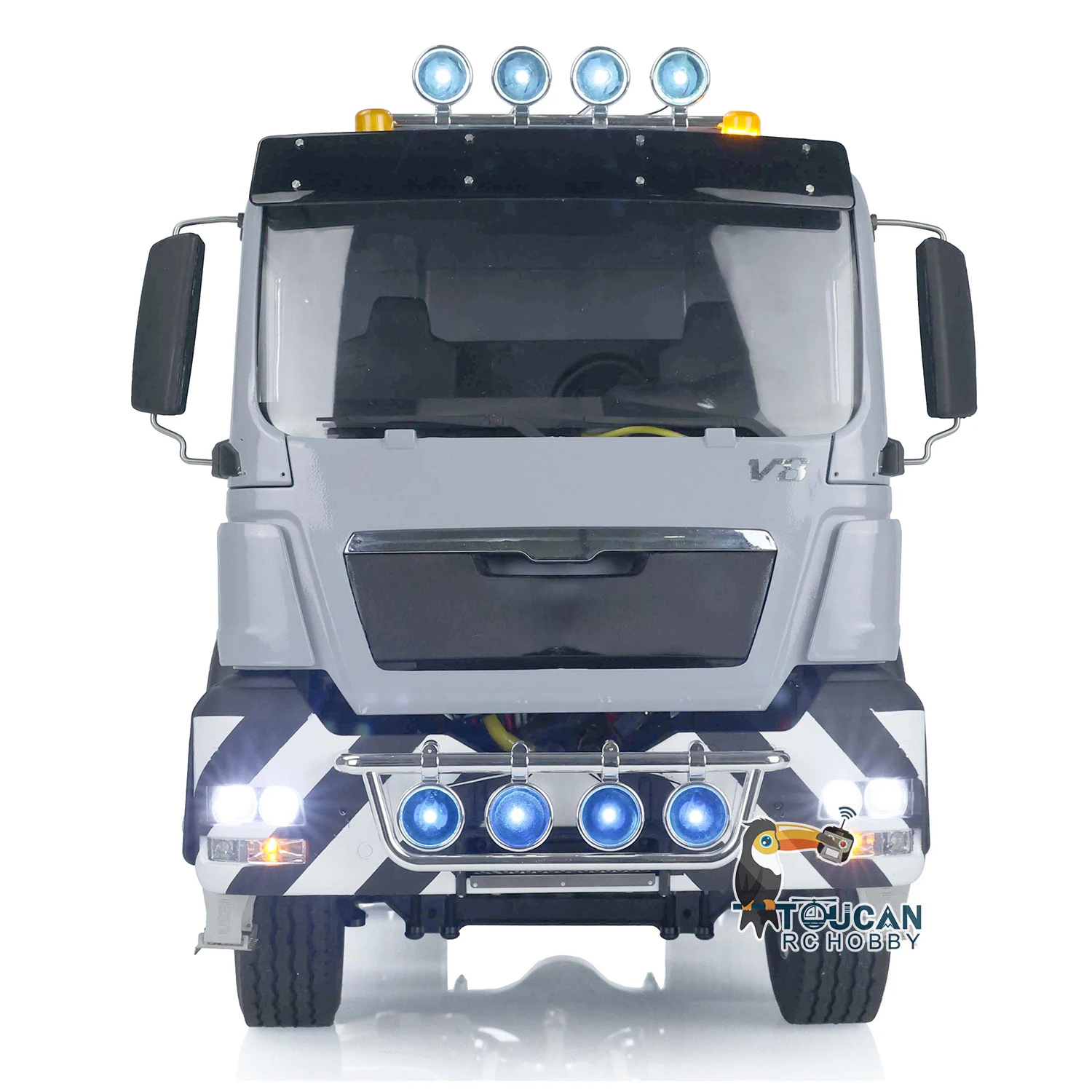 LESU 1/14 RC Tractor Truck Metal Chassis for TGS 4x2 Remote Control Car DIY Model Painted Assembled Toy Light Sound THZH1404 3