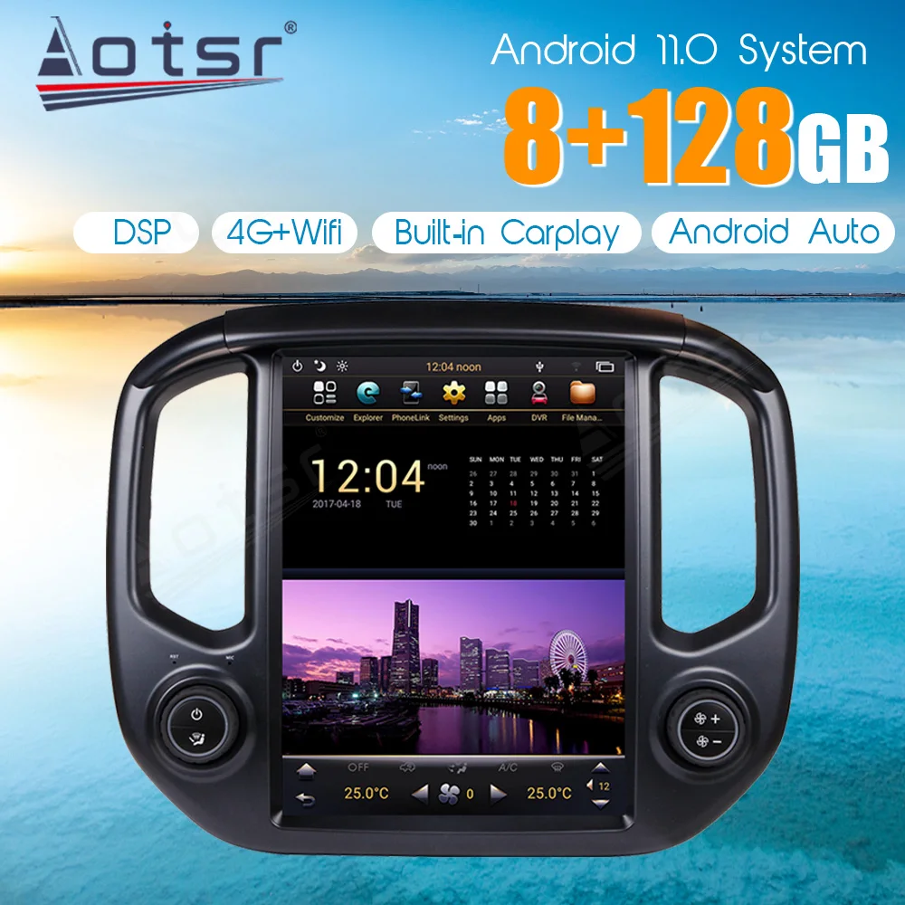 

12,1 Tesla экран Android 11 автомобильное радио GPS для Chevrolet Колорадо Trailblazer GMC Каньон 2015 - 2020 мультимедийный плеер головное устройство