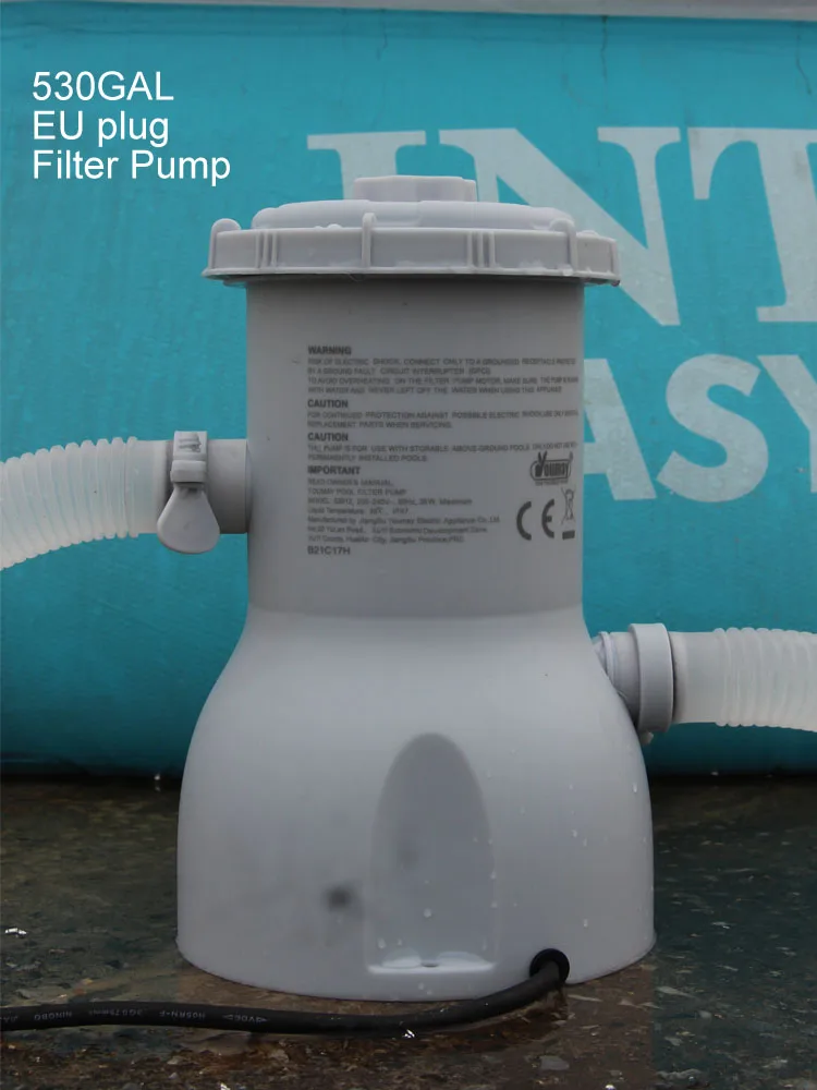 지상 수영장 금속 프레임 위의 220v 필터 펌프 piscine 풍선 쉬운 수영장 물 여과 수영장