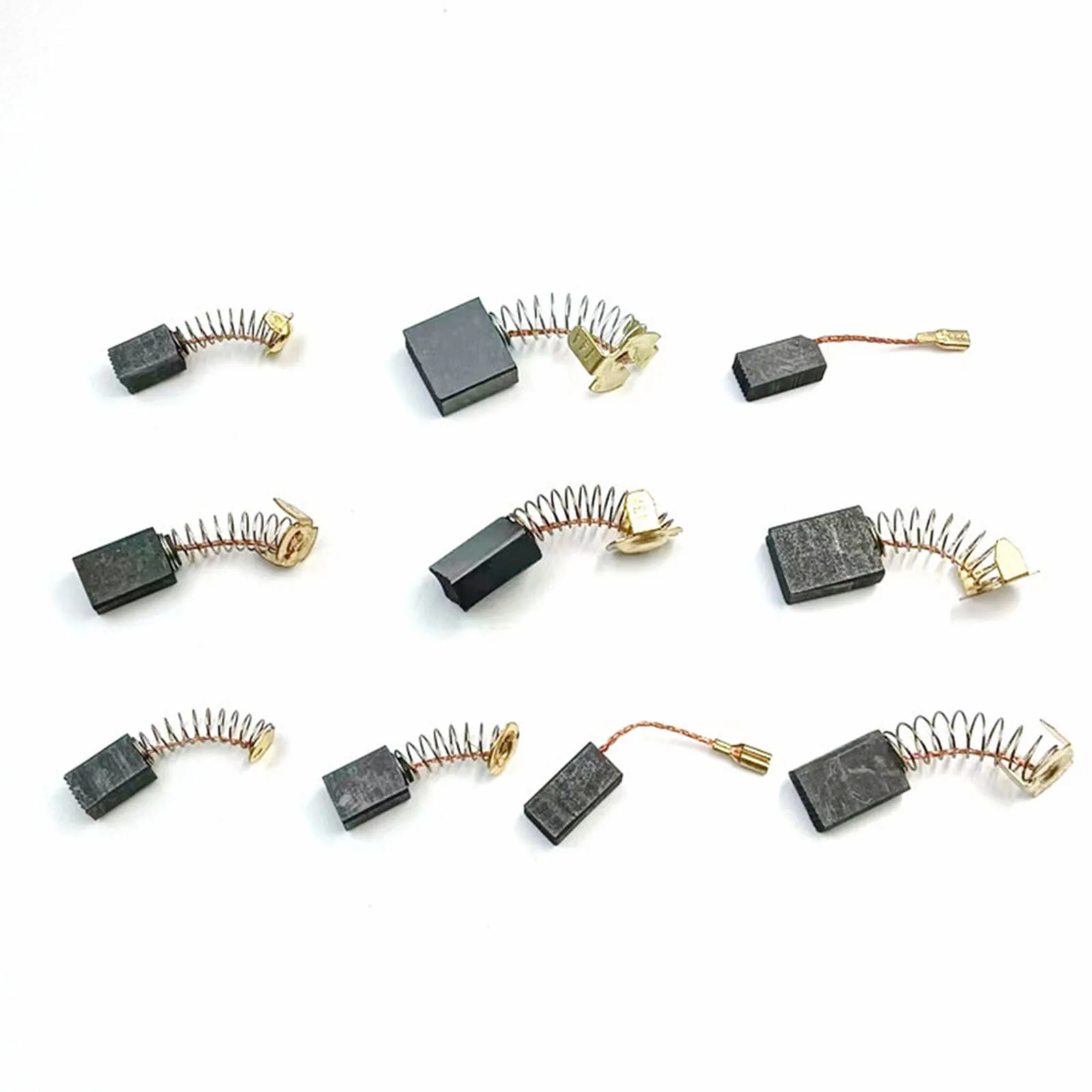 

Experience Enhanced Performance with 40Pcs 10 Sizes Electric Motor Carbon Brushes Replacement for Mak Power Tool