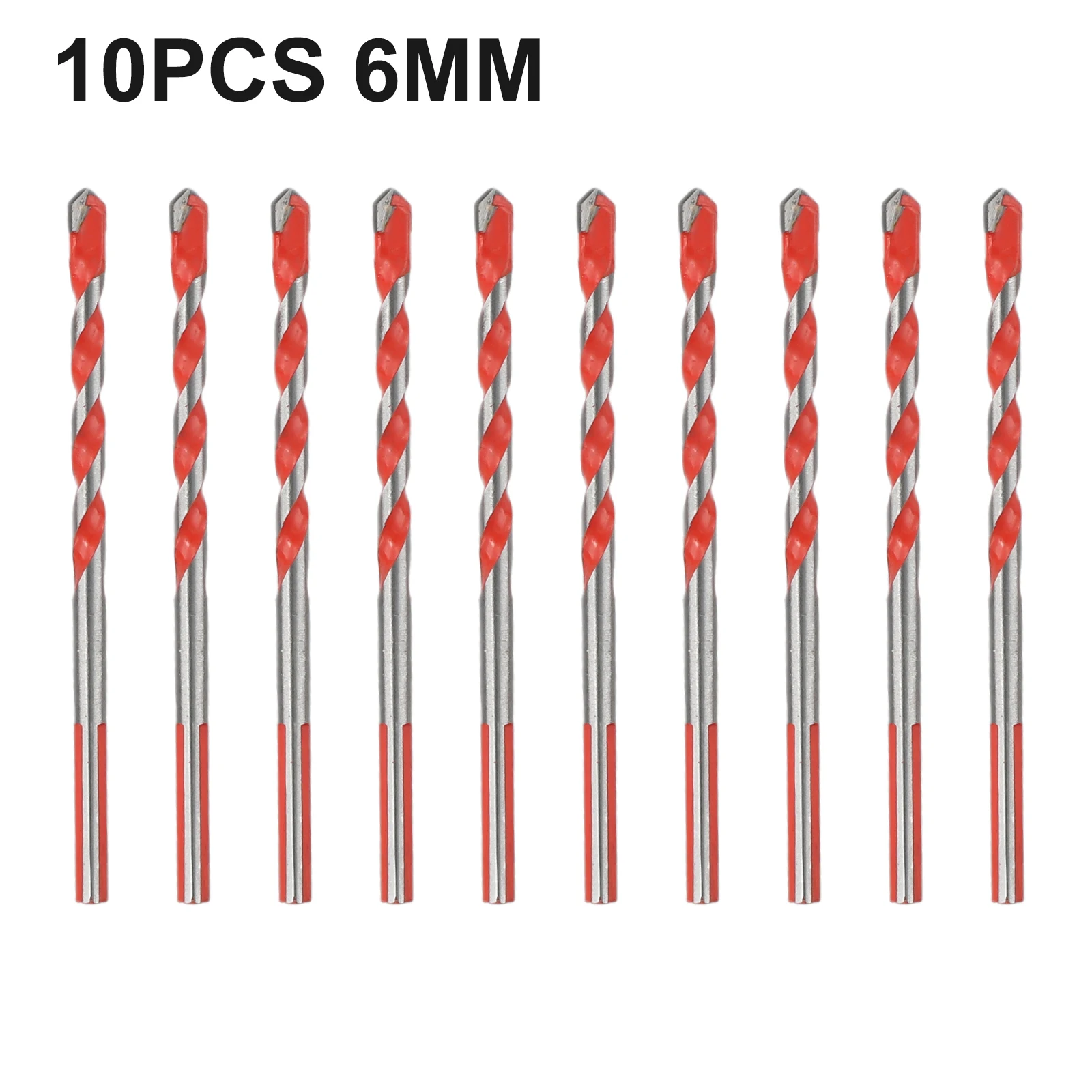 

10pcs Drill Bit Multi-function Triangle Drill Bits For Ceramic Tile Concrete Wall Brick Metal Wood Drilling Hole Cutter Drill