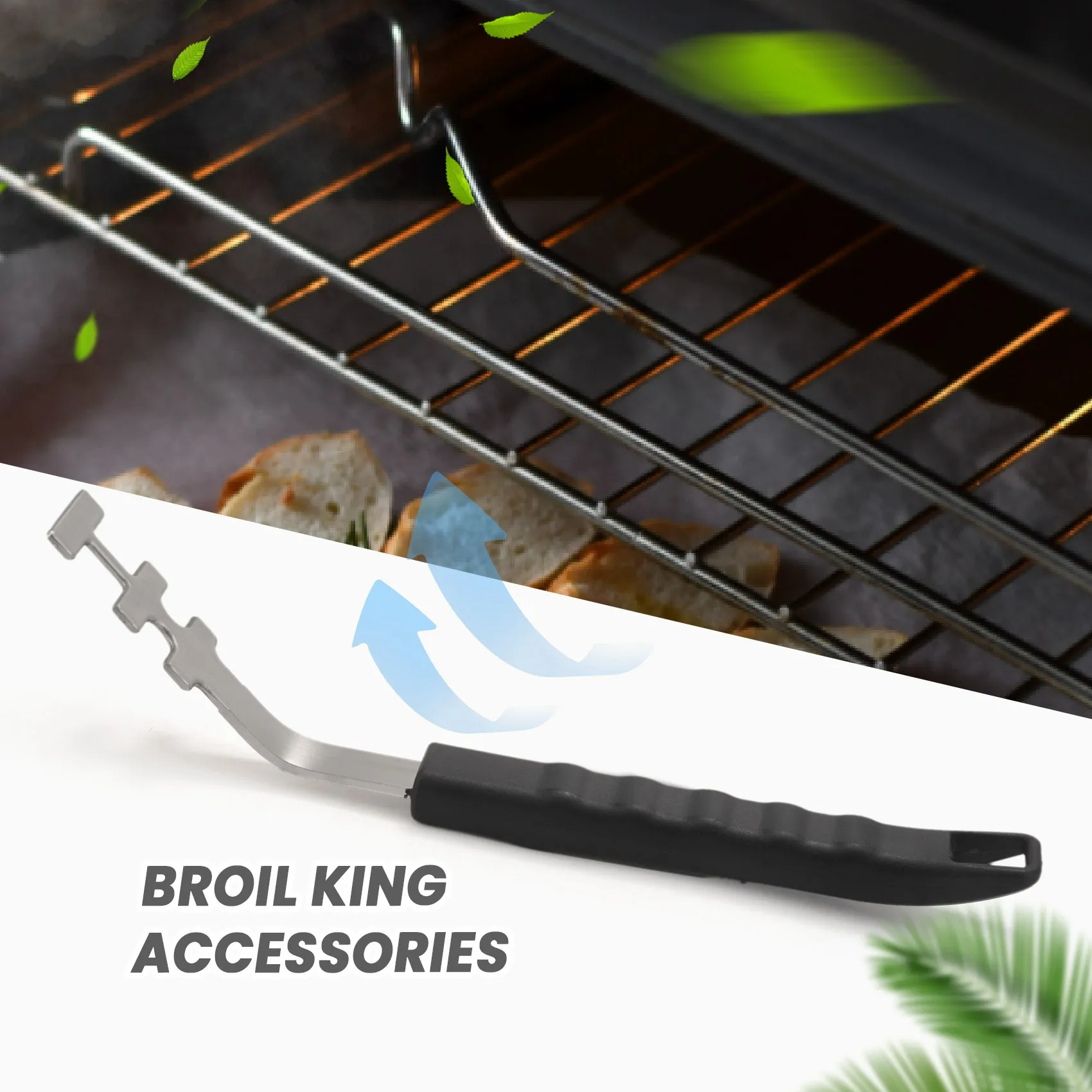2Pcs Heat-Resistant Grill Grate Lifter Anti-Scald Cooking Grate Lifter Tool BBQ Grill Tools Accessories for Camping