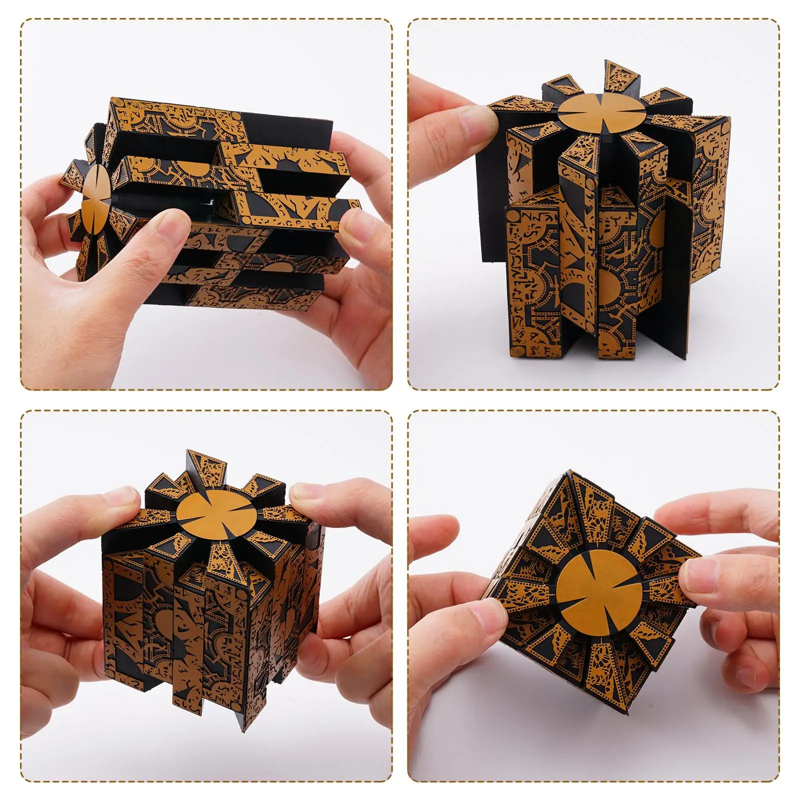 Hellraiser Cube Puzzle Box Removable Lament Horror Series Full