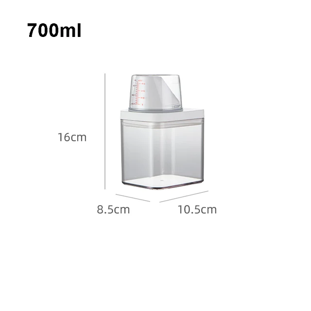 Airtight Laundry Detergent Powder Storage Box Clear washing Powder