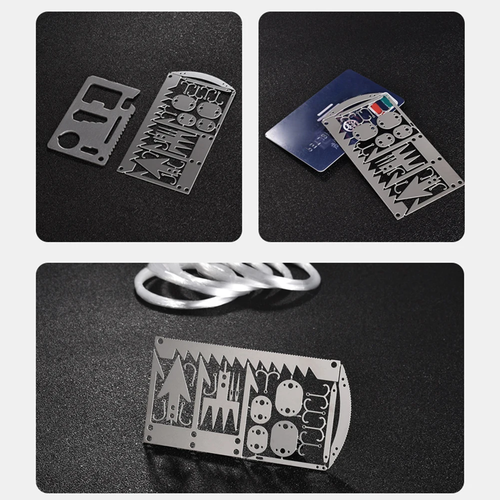 22 in 1 Camping Survival Card Multitool 3