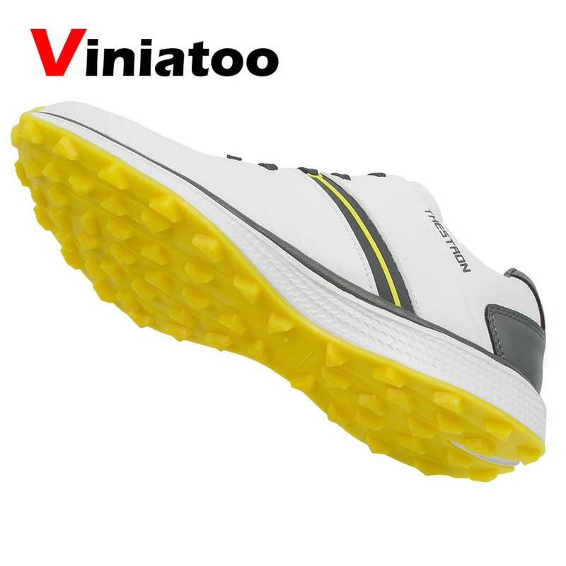 

New Waterproof Golf Sneakers Men White Professional Golf Shoes Spikeless Anti Slip Sport Sneakers Golfing Footwear for Men