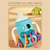 Cartoon Bottle Animal Phone Pull String Finger Press Grip Game Early Education Training Soothing Toy 6