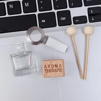 Bouteille de parfum de ventilation de voiture de 8ml, bouteille de désodorisant automatique, sortie d'air, Clip de parfum, pot de Diffusion, accessoires d'intérieur de voiture 6