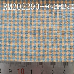 Colorful Small Plaid Cotton Fabric for DIY Crafts & Decorations (145x50cm, 2mm) (Light orange)