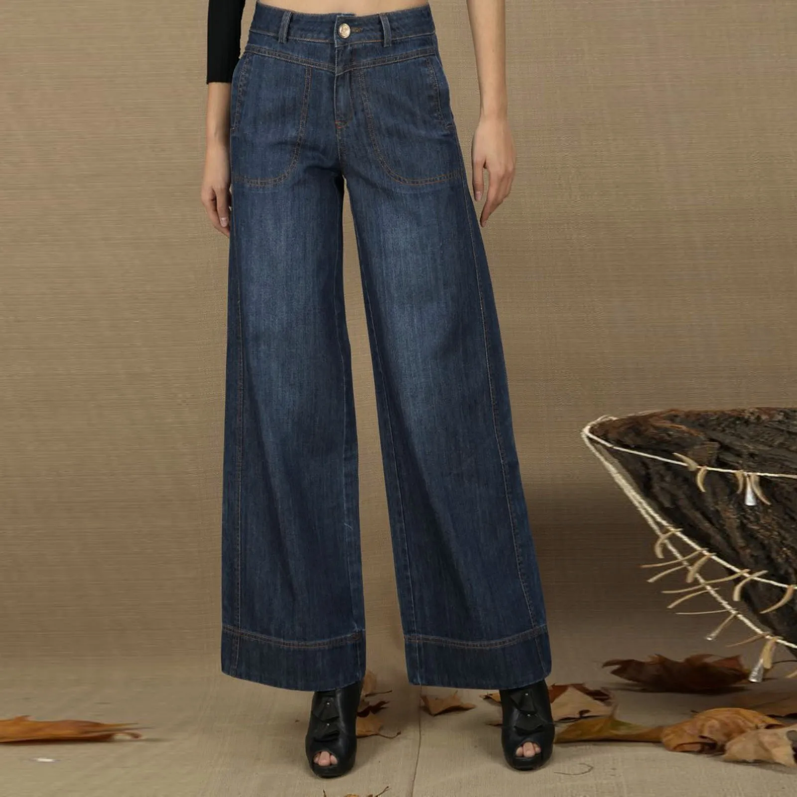 

Women's Baggy Jeans Mom High Waist Wide Leg Denim Trousers Vintage Fashion Simple Large Pants Mom Jeans For Women Clothing