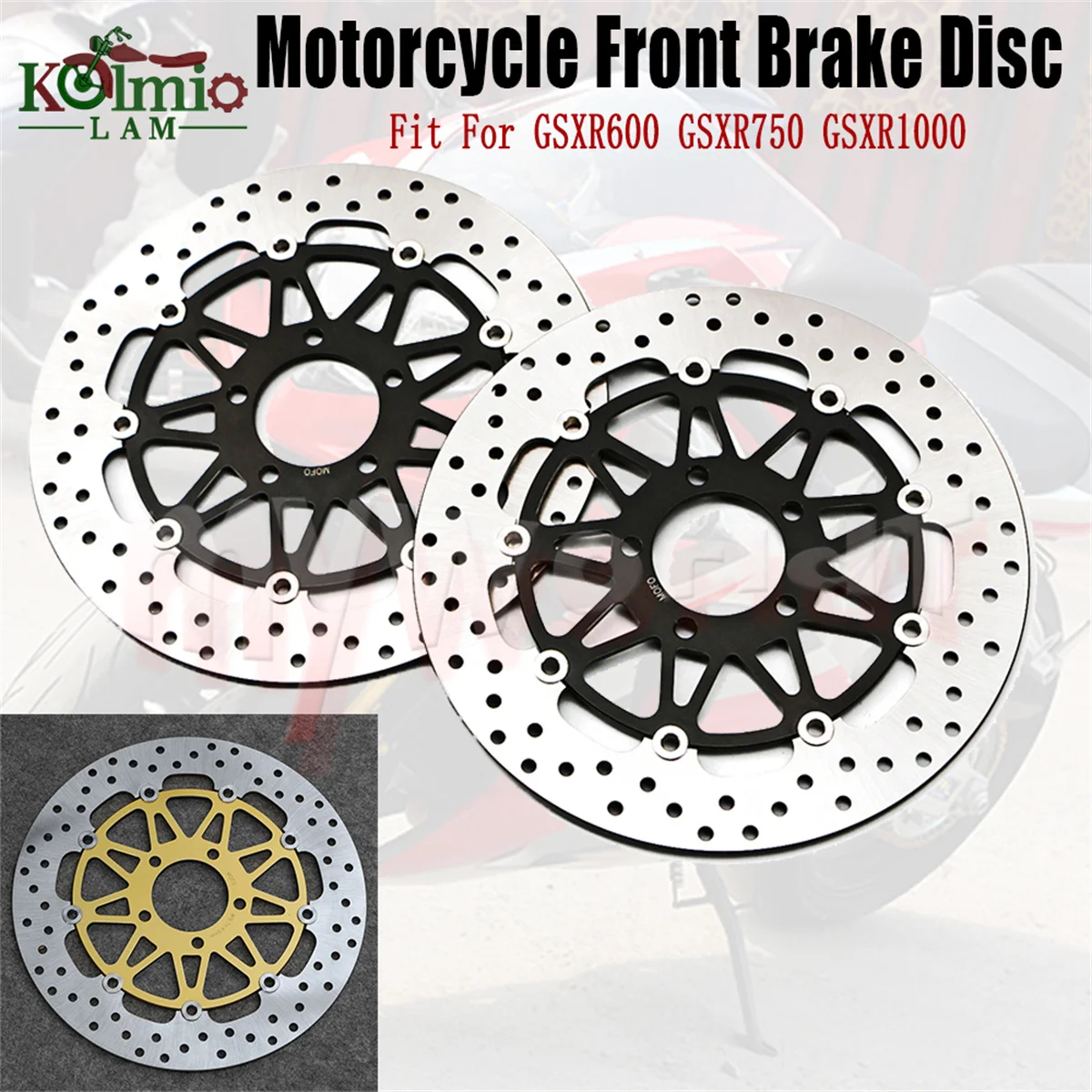 Motorcycle Floating Front Brake Disc Rotor Fit For Suzuki GSXR600 GSXR750 1997 - 2003 GSXR1000 2001 2002 GSXR 600 750 1000 | Автомобили и