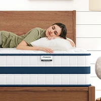 Maxzzz 10-12'' Twin/King/Queen Size Mattress, Bed with Gel Memory Foam & Individually Pocket Coils for Pressure Relief & Support 5