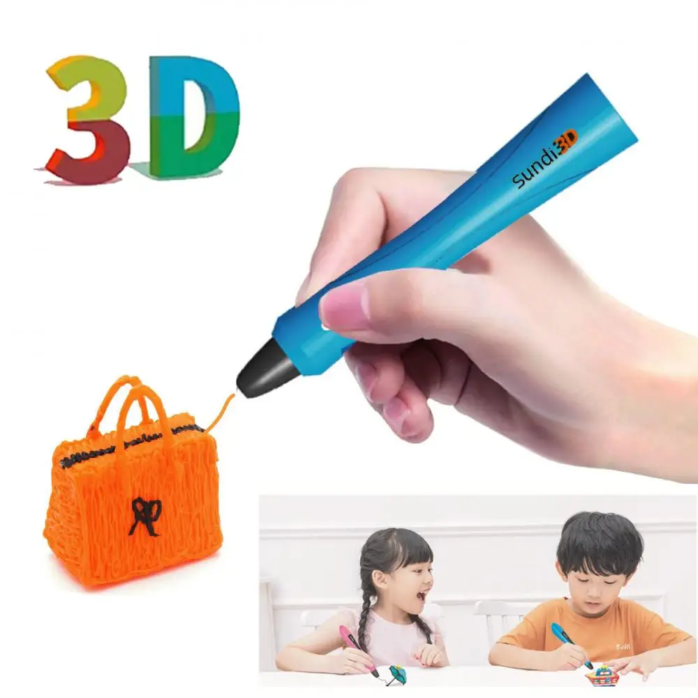 인체 공학적 3D 펜 세트 LCD 화면 디스플레이와 아이의 창조적인 장난감을위한 3d 인쇄 펜 PCL 필라멘트와 3D 드로잉 펜