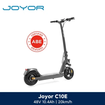 JOYOR C10E ABE Monopattino elettrico per adulti, Batteria da 48V 10,4Ah, Autonomia di 30-40km, Pneumatici da 10", Velocità 20km/h
