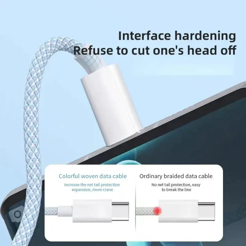 รูปสินค้า สายชาร์จ USB-C 3 in 1 ชาร์จเร็ว 66W ใช้ได้กับทุกแบรนด์