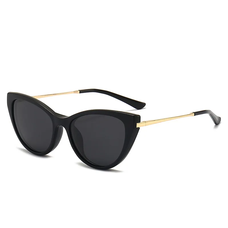 Brand Fashion Nearsighted Glasses Women White Cat Eye Polarized Sunglasses Spring TR90 Prescription Eyeglasses Clips On Glasses 5