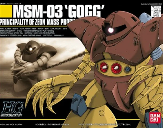 BANDAI MSM-03 GOGG 1/100 プラモデル MG 1/100 MSM-03 Gogg – USA Gundam Store