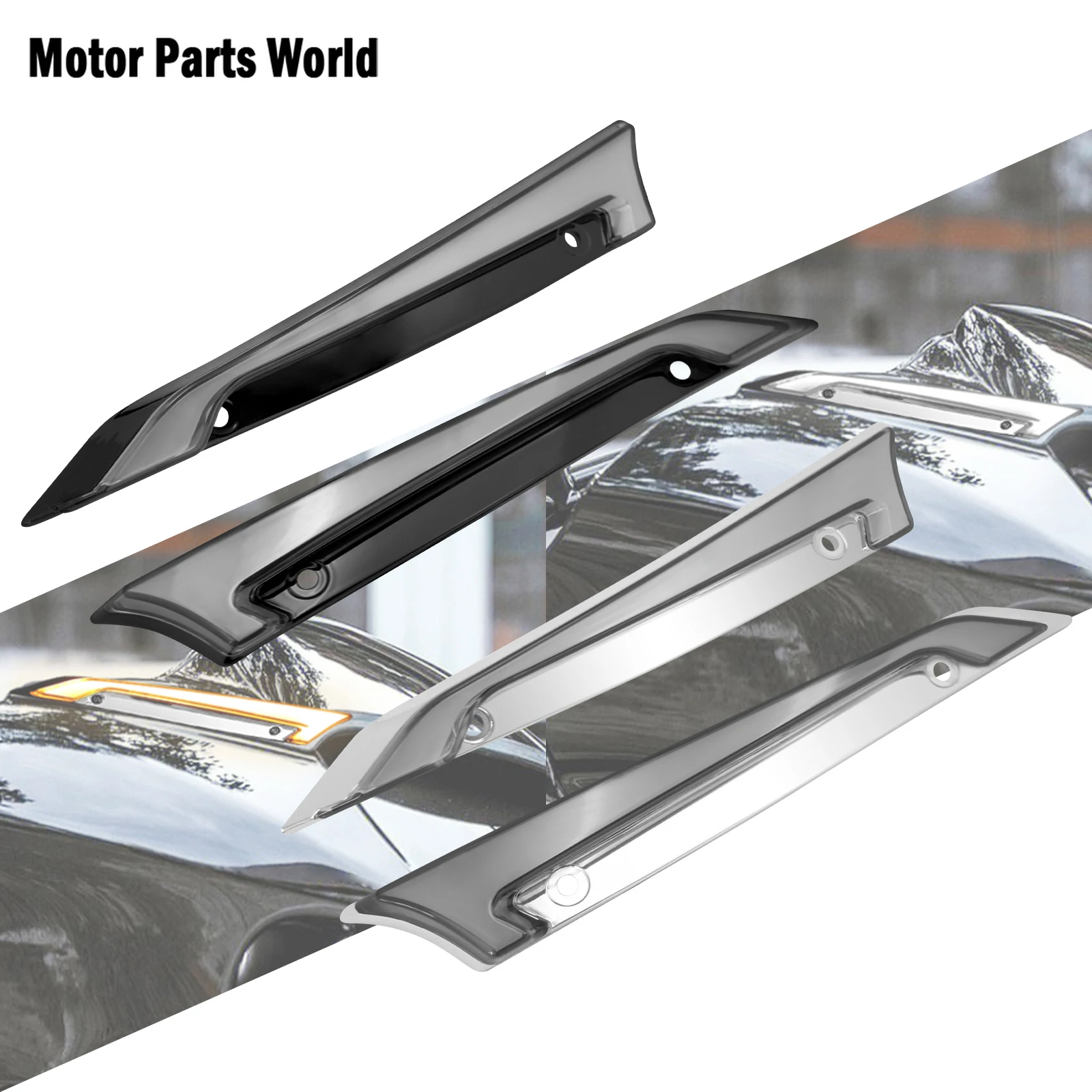 WindshieldLedLightsTrimTurnSignalLampsRunningForHarleyRoadGlides2015UPWindscreen