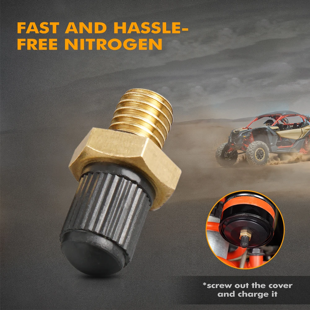 Für Polaris RZR Yamaha YXZ Honda Pioneer Can-Am Artic Cat Fox Podium X UTV Stickstoff Schock Schrader Ventil M8 * 1,25 Bohren – Detail 5