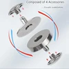 10 Sets Wallet Button Rivet 14 / 18 mm Bags Metal Snaps Environmental Clasps Thickening Magnetic Automatic Adsorption Buckle 5
